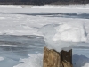 結氷した糠平湖